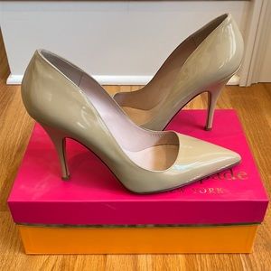 Kate Spade licorice powder patent stiletto